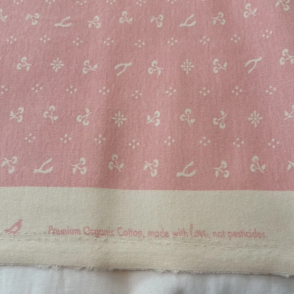 Pale pink Merryweather cotton knit fabric - Picture 4 of 6